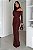 Vestido Longo Ombro Vazado Ajustado Feminino - Imagem 1