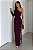 Vestido Longo Um Ombro Só Ajustado com Fenda - Imagem 7