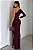 Vestido Longo Um Ombro Só Ajustado com Fenda - Imagem 8