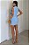 Vestido Mini Tubinho Decote Drapeado Modelador - Imagem 5