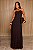 Vestido Longo Feminino Frente Única Preto - Imagem 1