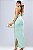 Vestido Longo Feminino Gola Alta com Fenda - Imagem 4