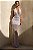 Vestido Longo Feminino Poá Tule Frente Única - Imagem 5
