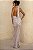 Vestido Longo Feminino Poá Tule Frente Única - Imagem 6