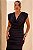 Vestido Longo Preto Festa Decote Degagê - Imagem 2