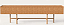 Buby Aparador Bambu Rasquiato Vertical Amendoa - Imagem 1