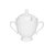 Açucareiro de Porcelana Oxford Soleil Branco 200ml - Imagem 1