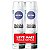 Desodorante Aerosol Nivea Black & White Invisible Fresh Erva-Doce 150ml Feminino C/2 Unidades - Imagem 1