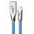 Cabo Lightning USB Para Iphone Elg Flat Borracha 1 Metro L810PB Azul - Imagem 1