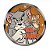 Relógio De Parede Tom E Jerry Alumínio - Imagem 1