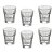 JOGO COM 6 COPOS 30ML FACES DE VIDRO - Imagem 1