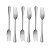 Conjunto de 6 Garfos Lyor Para Mesa De Aço Inox Positano 20cm - Imagem 1