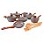 Jogo De Panelas Ceramica Antiaderente Indução Mimo Style Cook Grafito 10 Peças - Imagem 1