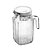 Jarra Lyor De Vidro Com Tampa Em Plástico 550ML - Imagem 1