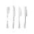 Conjunto De Facas Lyor Com 4 Inox Para Queijo - Imagem 1