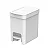 Lixeira OU Trium Branco Fosco 6L - Imagem 1