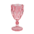 Taça Lyor Diamond Vermelha Acrílico 330ML - Imagem 1
