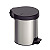 Lixeira Tramontina Inox Com Pedal 5L - Imagem 1