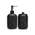 Conjunto Para Banheiro Lyor 2 Peças Preto - Imagem 1
