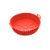 Forma De Silicone Lyor Redonda Vermelha - Imagem 1