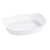 Travessa Lyor Opalino Carine White 30X22X6cm - Imagem 1