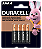Pilha Duracell AAA MN2400B4 Com 4 Alcalina - Imagem 1