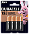 Pilha Duracell AA Com 4 Alcalina - Imagem 1