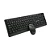 Kit Teclado E Mouse C3Tech Sem Fio Preto - Imagem 1