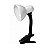 Luminária de Mesa Taschibra TLM 05 E27 Articulável C/ Garra Branca - Imagem 1