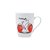 Caneca de Porcelana Rojemac Bike Morango 350ml - Imagem 1