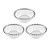 Conjunto de Bowls Cristal Rojemac Wolff Pearl C/3 Peças 14cm - Imagem 1