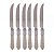 Conjunto de Facas Para Churrasco Inox Lyor C/6 Peças - Imagem 1