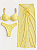 BIQUÍNI E SAIA MARE AMARELO - Imagem 1