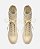 Bota Off-White Couro Cano Curto Amarração Knit - Imagem 5