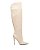 Bota Couro Creme Cano Longo Cecconello - Imagem 1