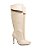 Bota Couro Creme Cano Longo Cecconello - Imagem 6