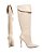Bota Couro Creme Cano Longo Cecconello - Imagem 7