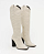 Bota Napa Branca Salto Preto DiValentini - Imagem 5