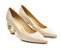 SCARPIN COURO OFF WHITE SALTO VAZADO CECCONELLO - Imagem 3