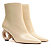 BOTA COURO OFF WHITE CANO CURTO CECCONELLO - Imagem 3