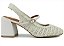 Slingback Mary Jane Tramada Salto Bloco Valentina - Imagem 5