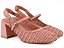 Slingback Mary Jane Tramada Salto Bloco Valentina - Imagem 3