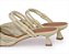 Slingback Tramada Salto Baixo Valentina - Imagem 3