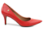 Scarpin Vermelho em Couro Liso e Salto Fino - Giulia Domna - Imagem 2