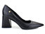 Scarpin em Couro Liso com Salto Bloco Giulia Domna - Imagem 1