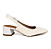 Slingback Susanne Tramado Valentina Flats Off White - Imagem 1