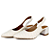 Slingback Susanne Tramado Valentina Flats Off White - Imagem 3