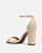 Sandália Off-White Couro Bloco Alto Isabelli - Imagem 2