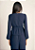 Blusa Zinco Decote Quadrado Manga Longa Detalhe Elástico Azul Marinho - Imagem 3