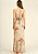 Vestido Zinco Longo Decote V Com Entremeio Cru - Imagem 2